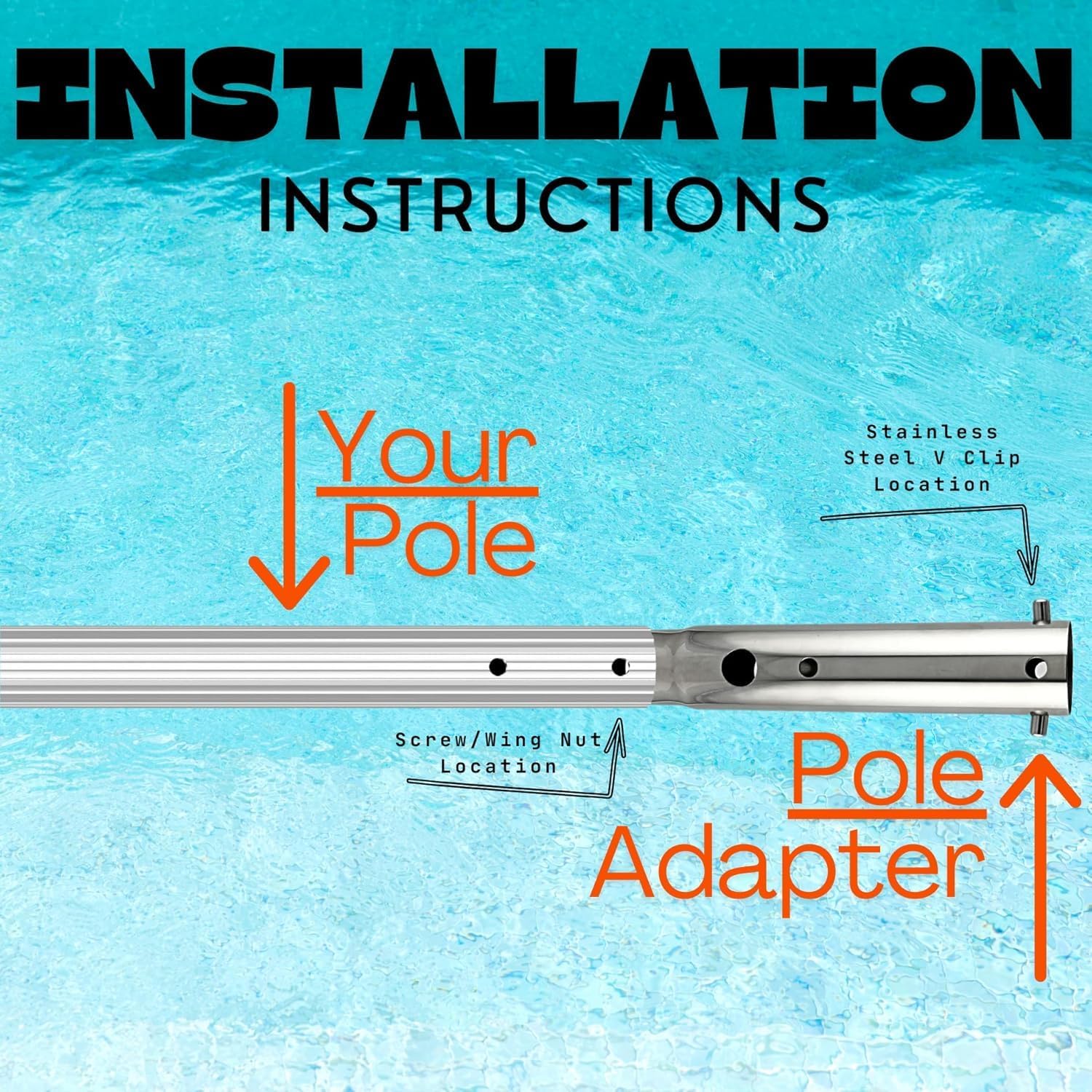 The Benefits of the UNIVERSAL STAINLESS STEEL POLE ADAPTER by Swimables: Extend the Life of Your Pool Pole