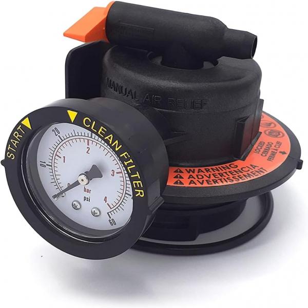 HAYWARD® STYLE AIR RELIEF VALVE ASSEMBLY WITH GAUGE