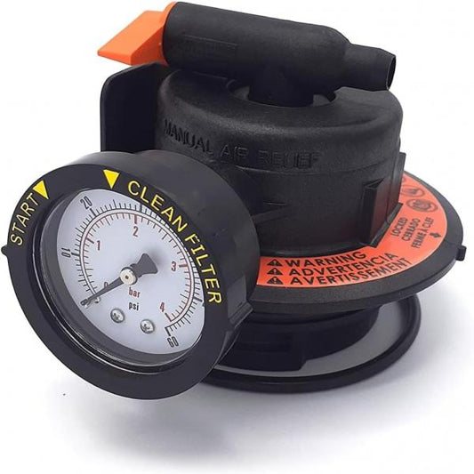 HAYWARD® STYLE AIR RELIEF VALVE ASSEMBLY WITH GAUGE