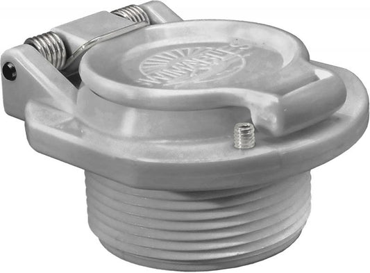 VAC LOCK 1.5" MPT - LIGHT GRAY