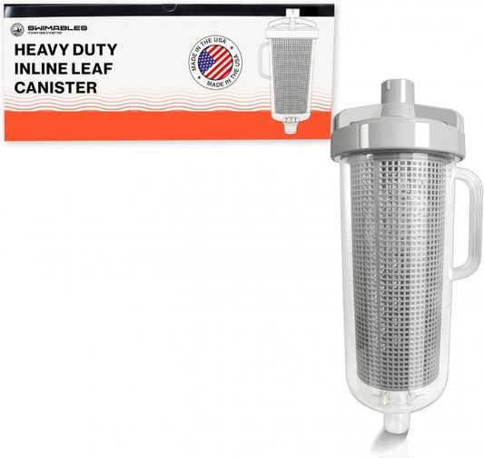 LARGE CAPACITY LEAF CANISTER WITH HEAVY DUTY BASKET