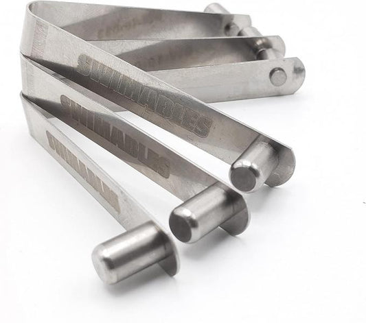 SWIMABLES STAINLESS STEEL V-CLIPS - 3 PACK