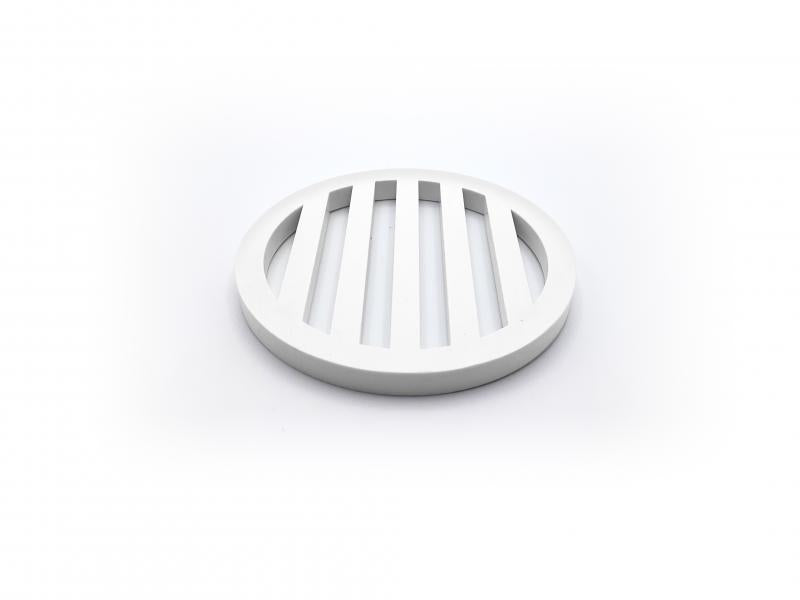 3" DRAIN COVER WHITE